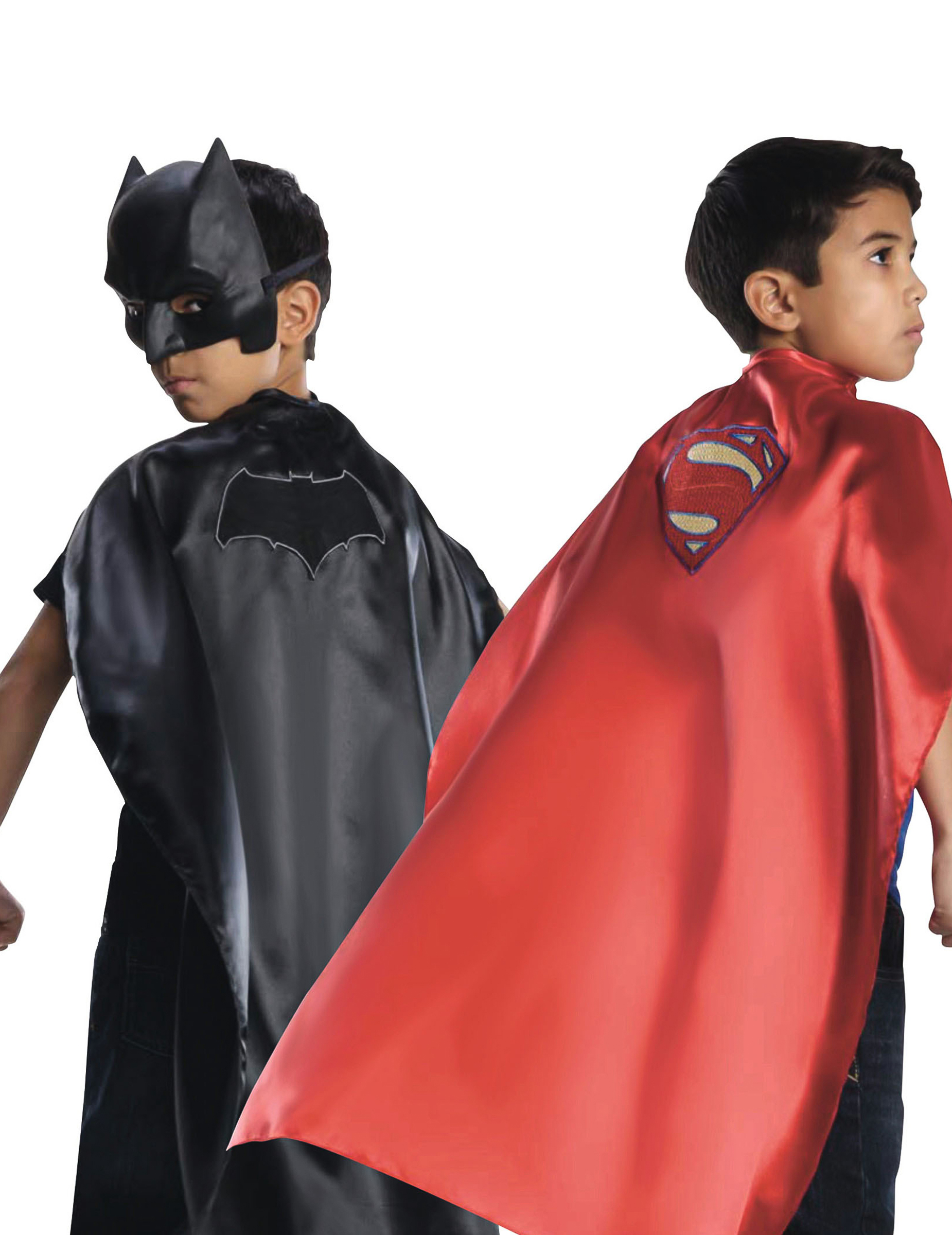 Wendbarer Kinderumhang Batman vs Superman mehrfarbig Wendbarer Kinderumhang Batman vs Superman mehrfarbig von RUBIES FRANCE