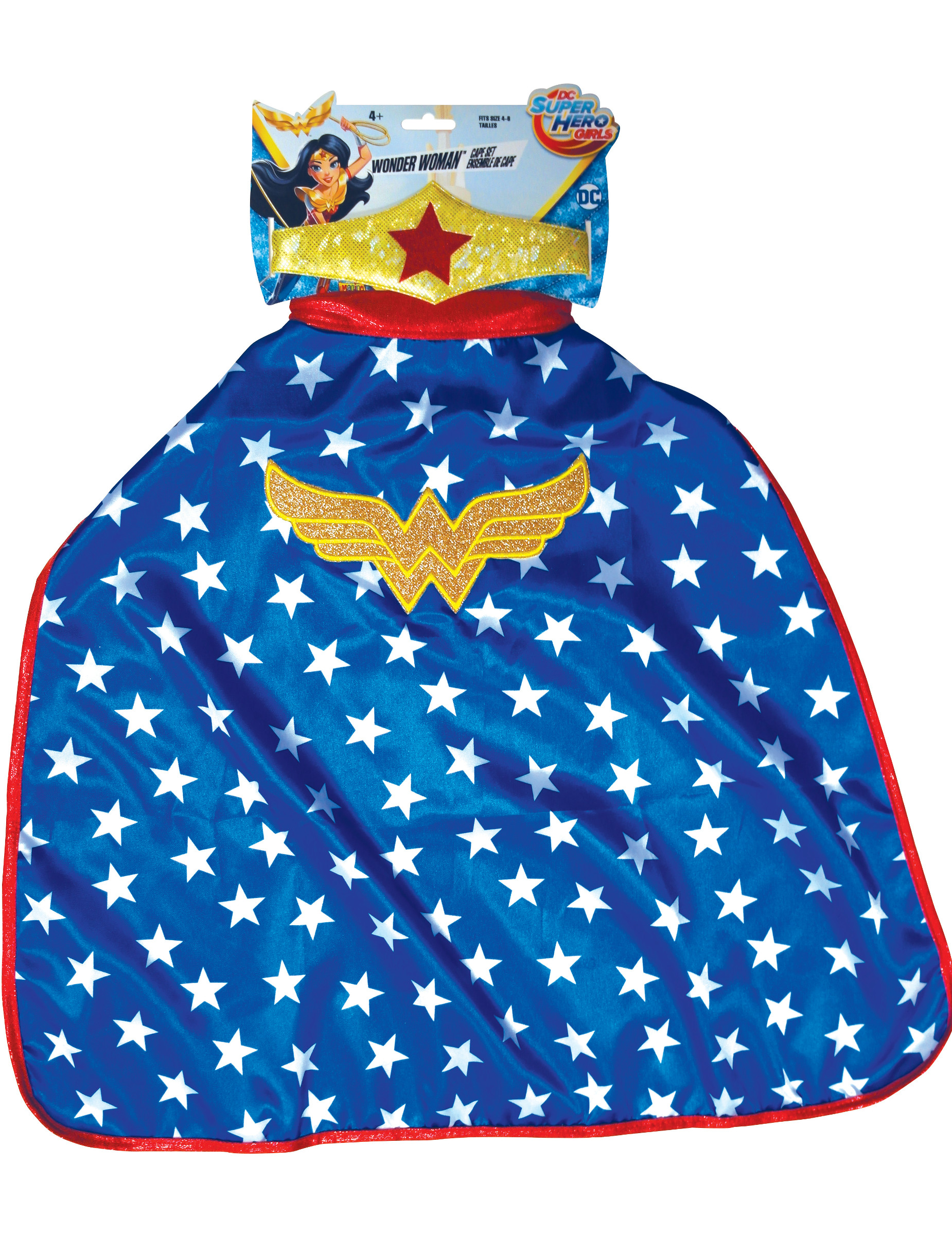 Wonder Woman Accessoire-Kit für Kinder 2-teilig bunt von RUBIES FRANCE