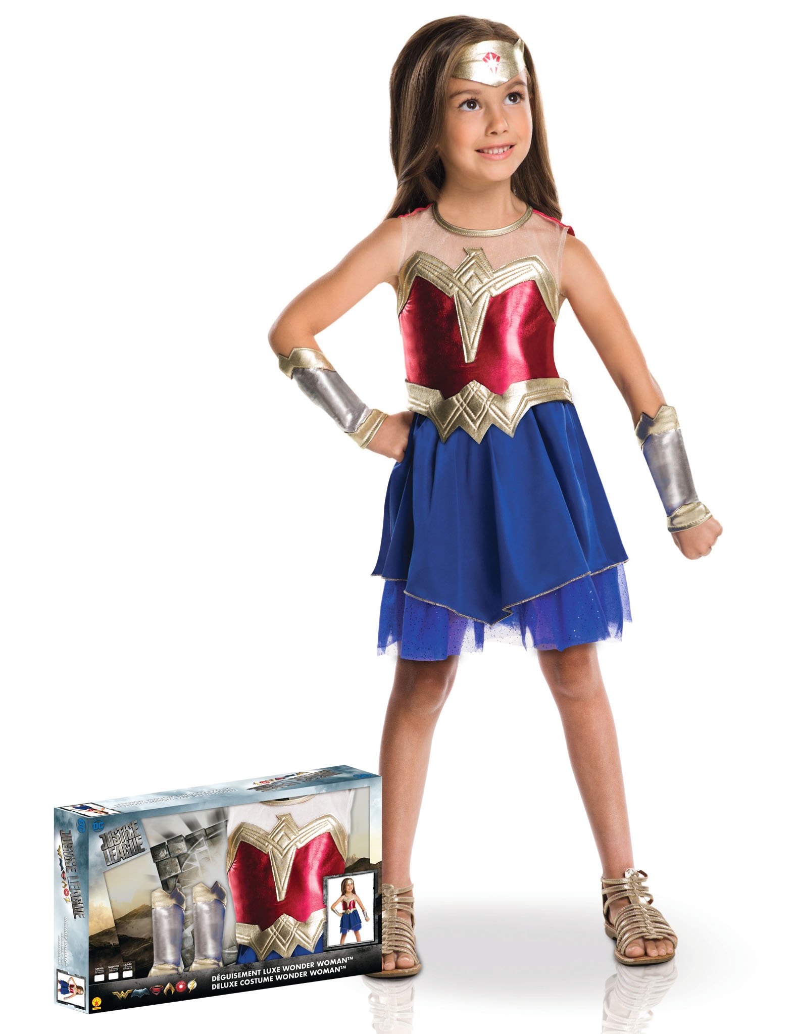 Wonder Woman Justice League Kinderkostüm bunt von RUBIES FRANCE