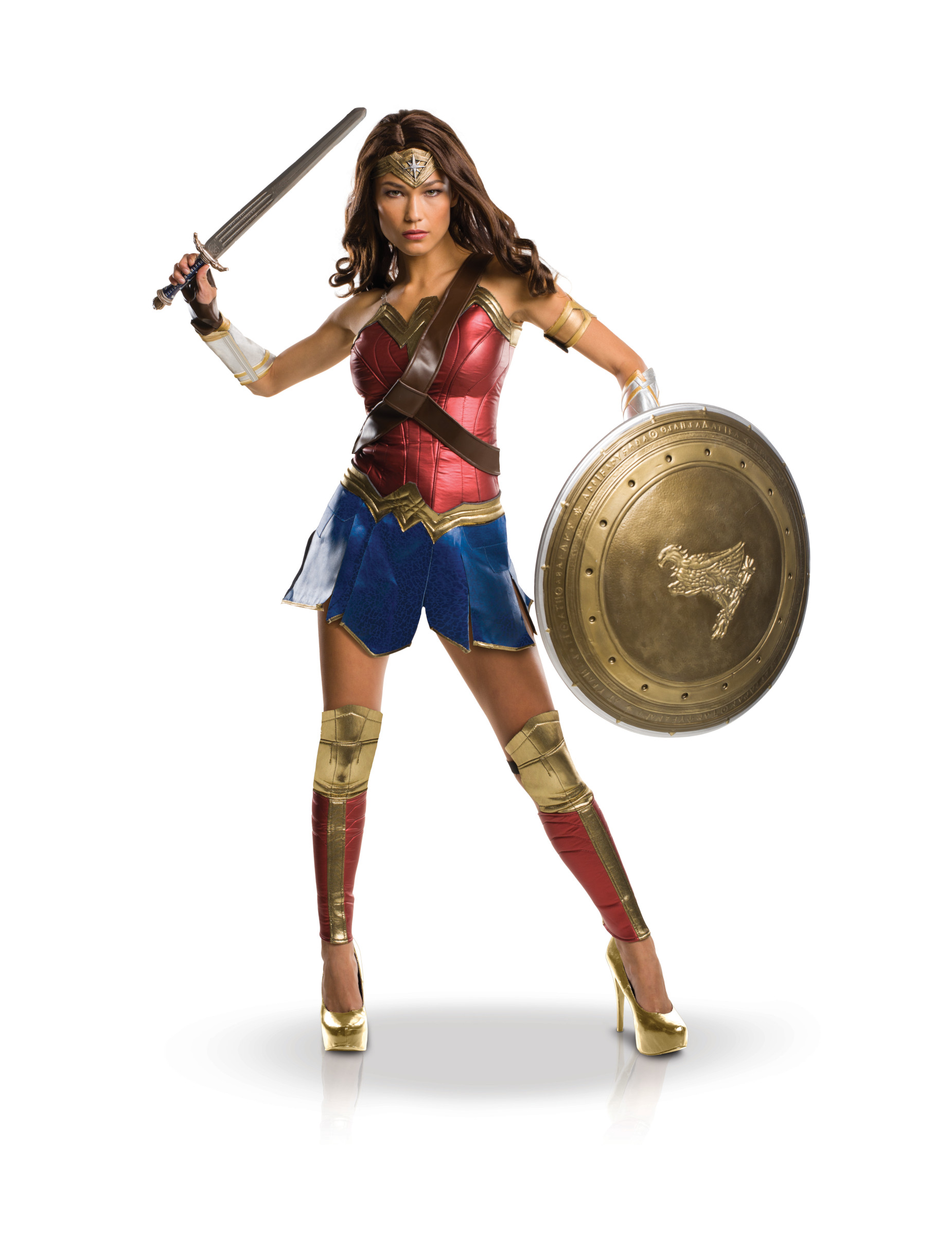 Wonder Woman-Kostüm für Damen Kult-Kostüm bunt von RUBIES FRANCE