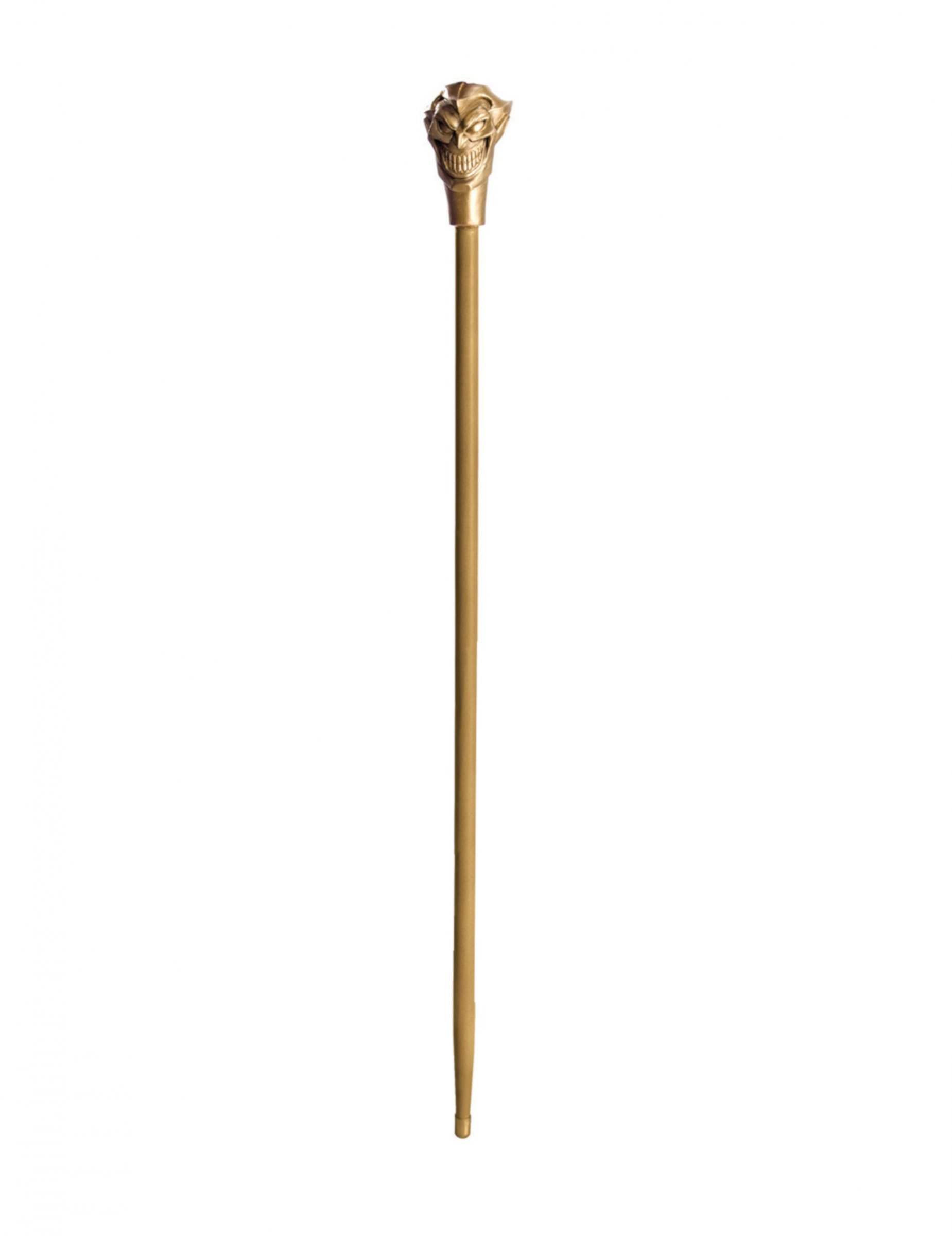 Joker-Gehstock Accessoire gold 92 cm von RUBIES NL