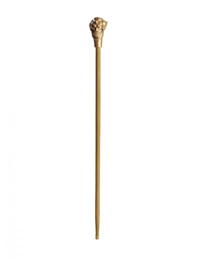 Joker-Gehstock Accessoire gold 92 cm von RUBIES NL