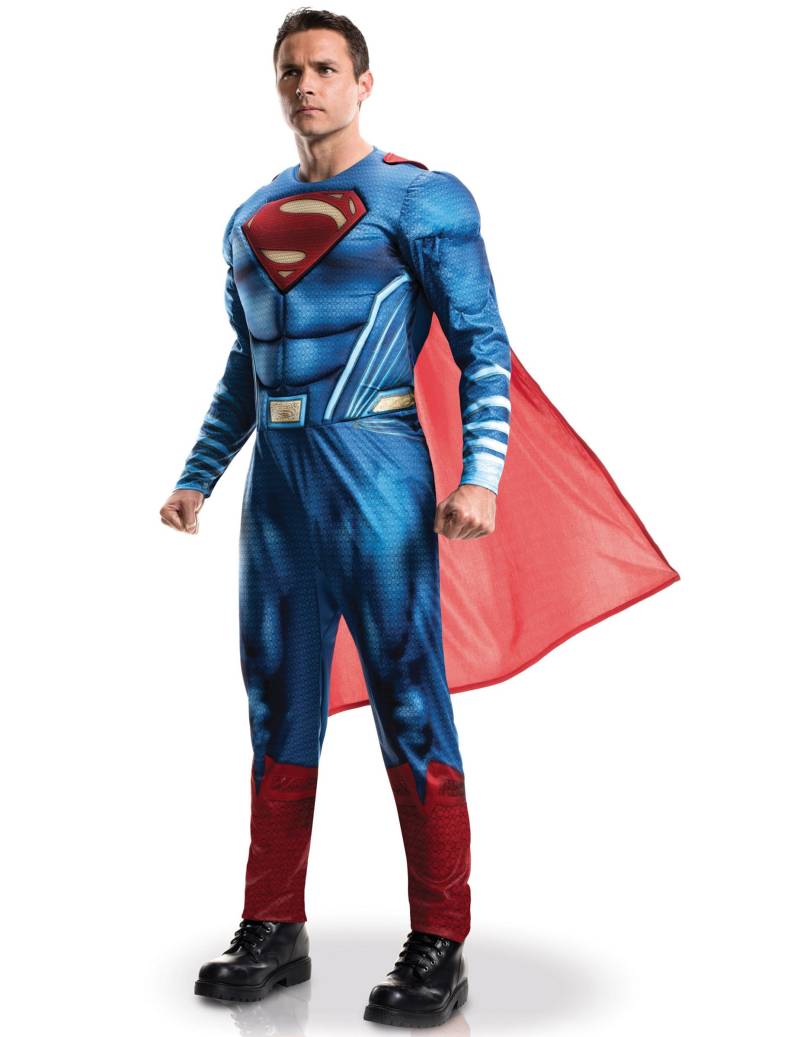 Justice League Superman Herrenkostüm Lizenzware blau-rot von RUBIES NL