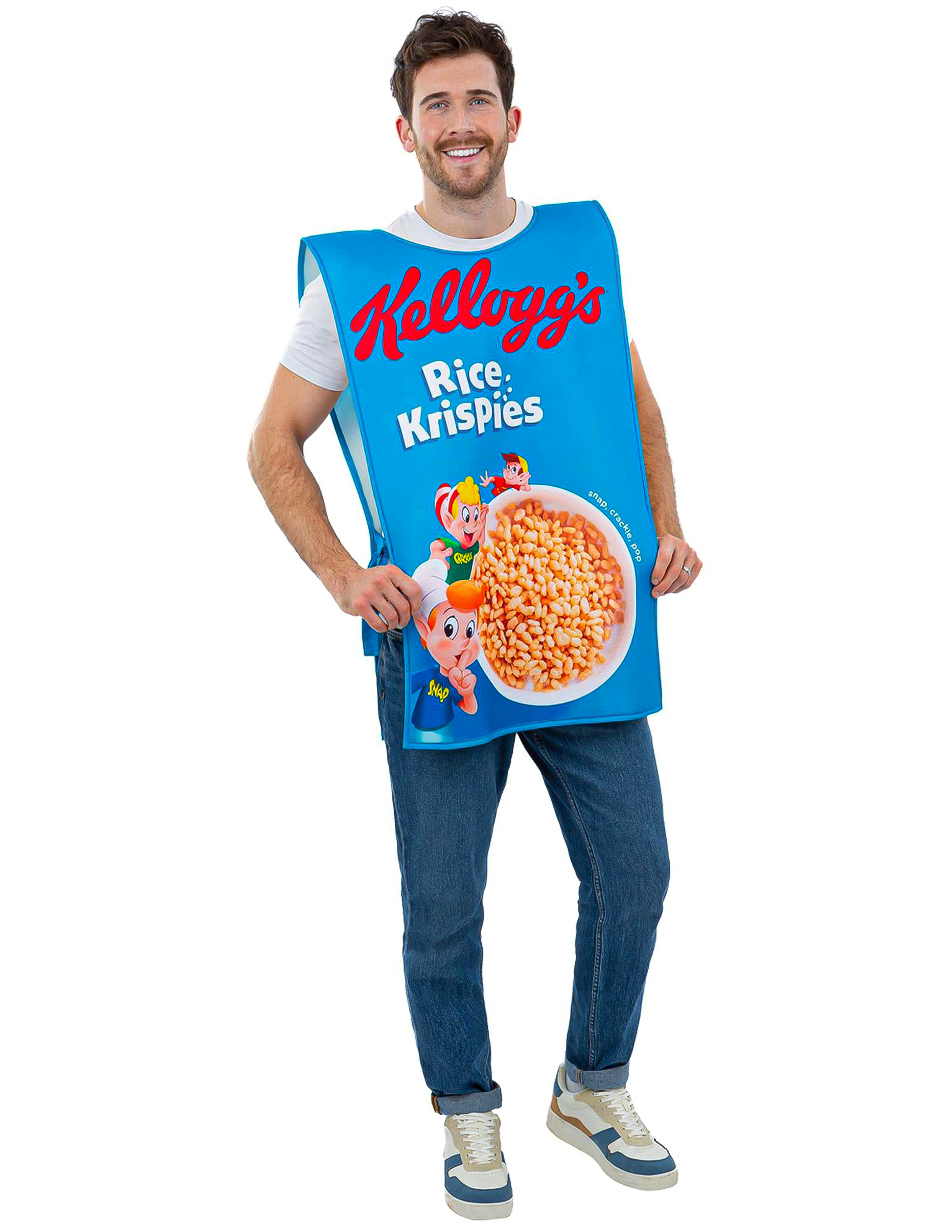 Kellogg's Rice Krispies Müsli-Packung Kostüm für Erwachsene von RUBIES NL