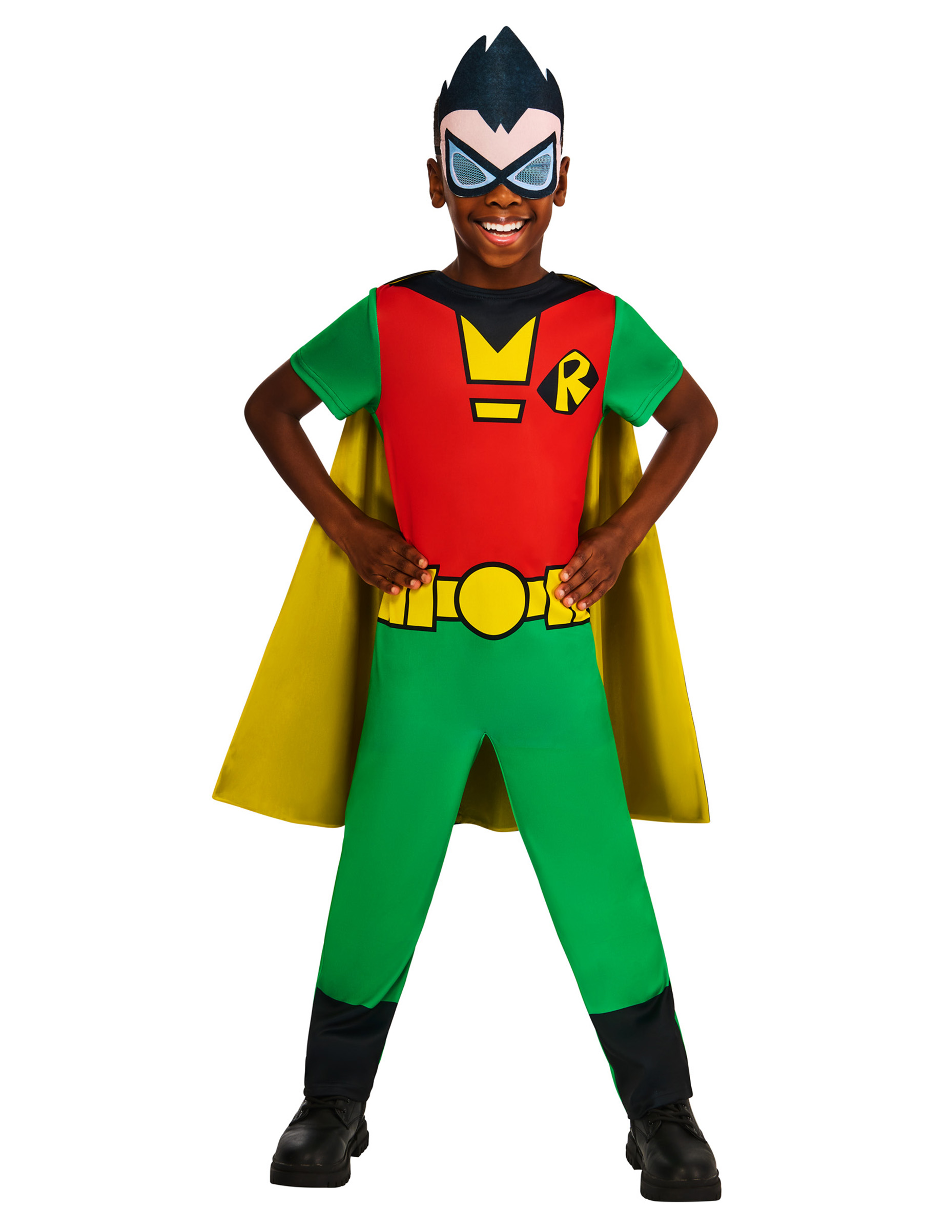 Robin Kinderkostüm Teen Titans rot-grün-gelb Robin Kinderkostüm Teen Titans rot-grün-gelb von RUBIES NL