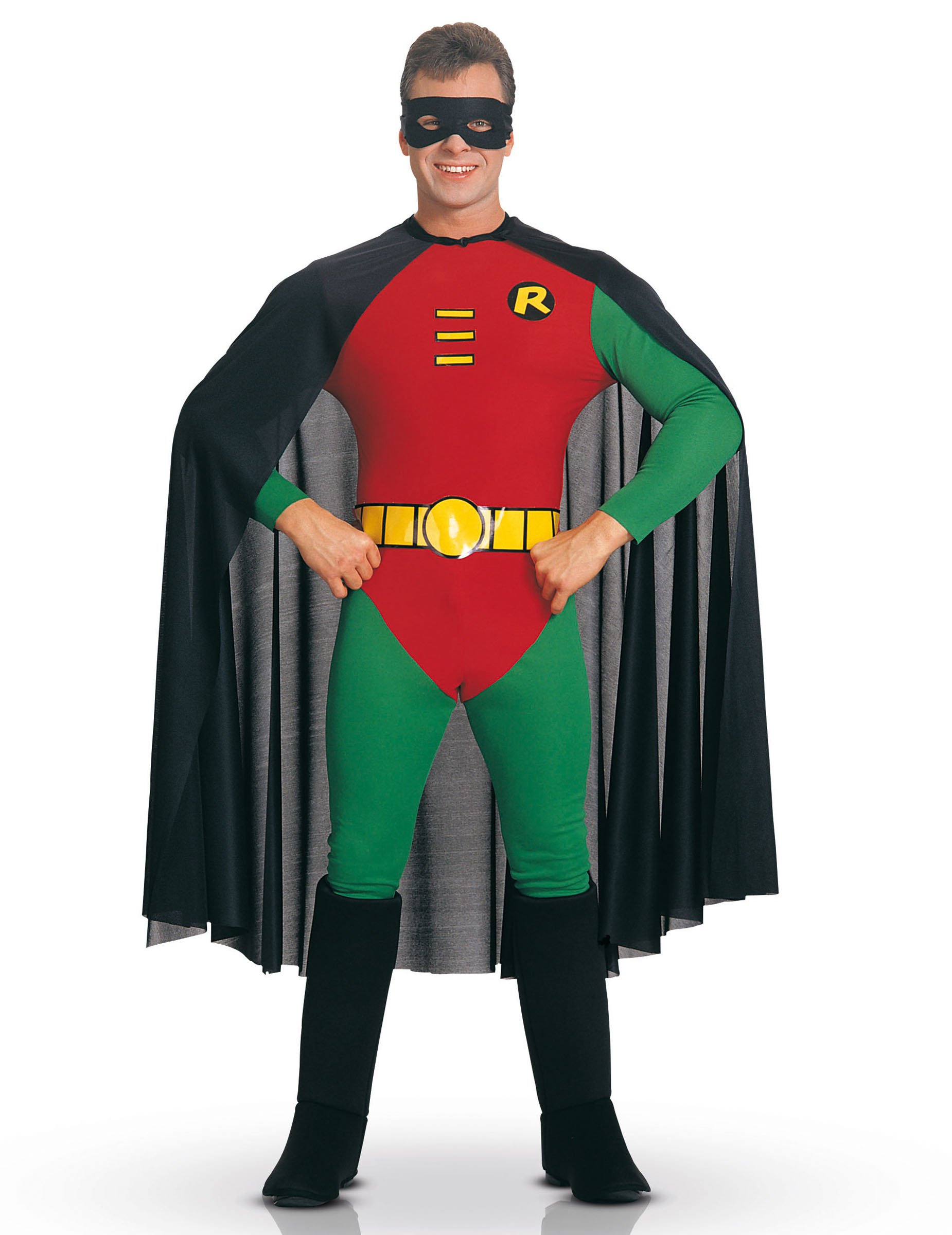 Robin-Kostüm aus Batman-Film für Erwachsene - grün-rot-schwarz von RUBIES NL