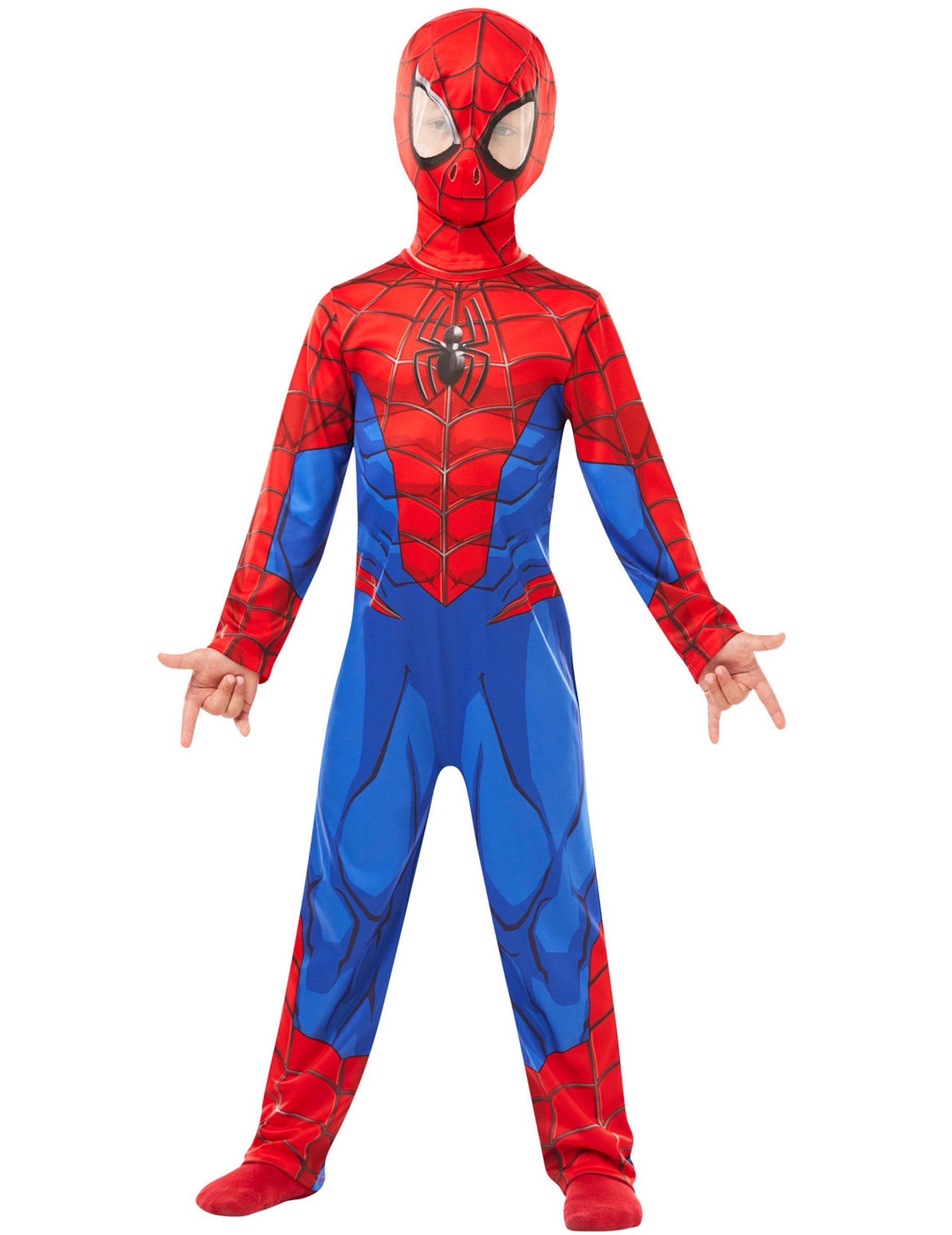 Spiderman-Kostüm für Kinder Fasching rot-blau von RUBIES NL