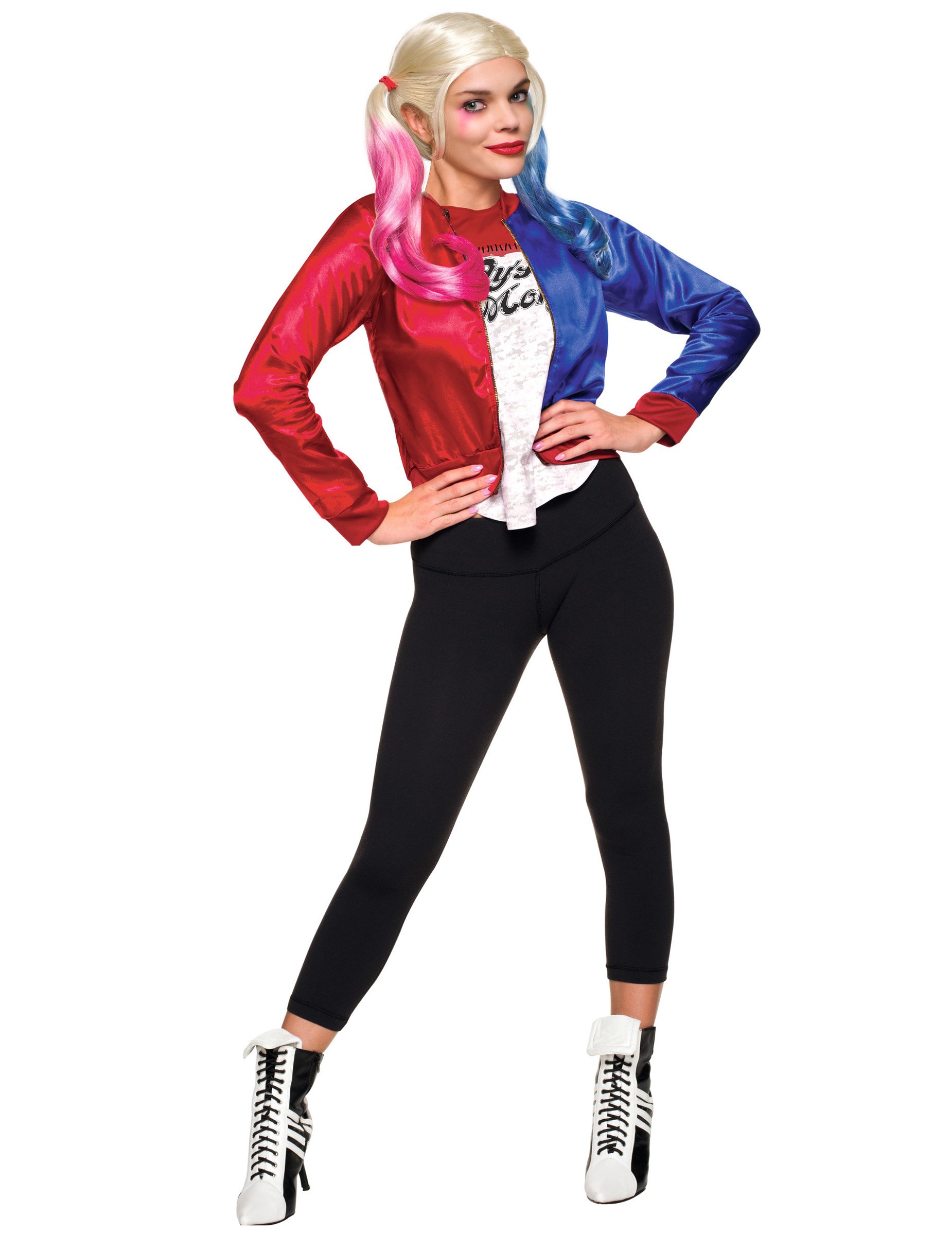 Suicide Squad Harley Quinn Damenkostüm Lizenzartikel Jacke mit Shirt bunt Suicide Squad Harley Quinn Damenkostüm Lizenzartikel Jacke mit Shirt bunt von RUBIES NL