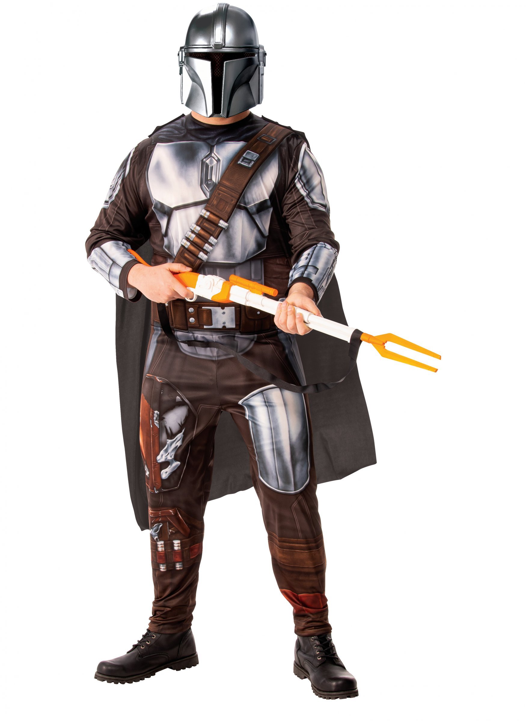 The Mandalorian Lizenzkostüm für Herren silberfarben-braun von RUBIES NL