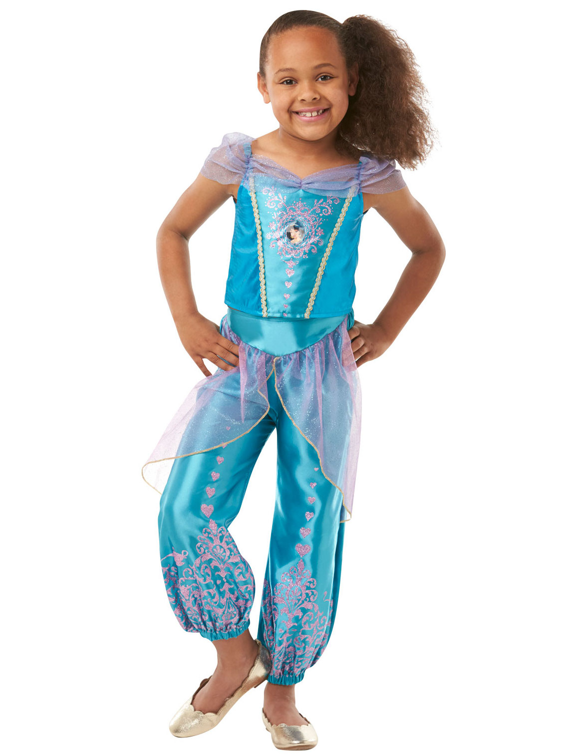 Prinzessin Jasmin-Kinderkostüm blau-lila Prinzessin Jasmin-Kinderkostüm blau-lila von RUBIES UK