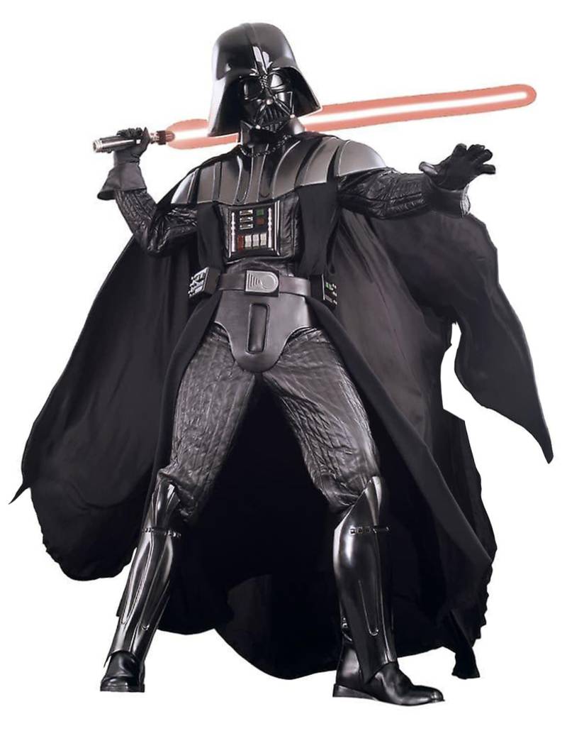 Star Wars Darth Vader Deluxe Herrenkostüm Lizenzware schwarz von RUBIES UK