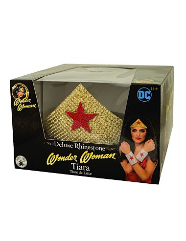 Wonder Woman Diadem Deluxe Kostüm-Accessoire gold-rot Wonder Woman Diadem Deluxe Kostüm-Accessoire gold-rot von RUBIES USA
