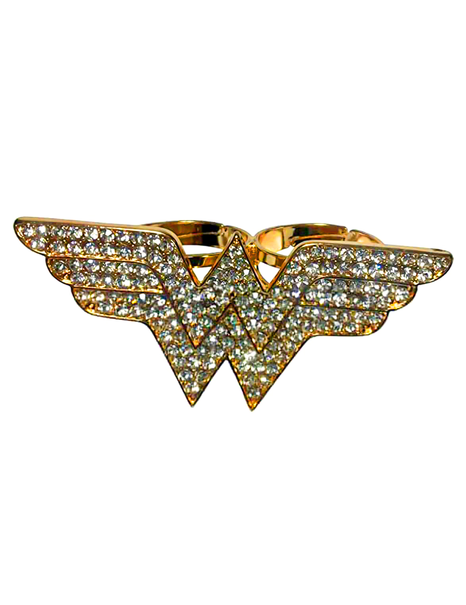Wonder Woman-Doppelring für Damen Accessoire gold Wonder Woman-Doppelring für Damen Accessoire gold von RUBIES USA