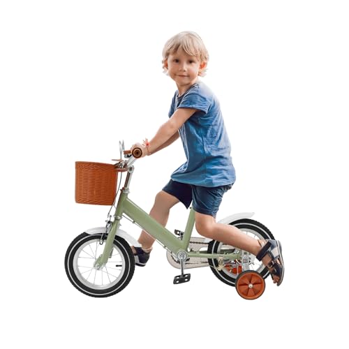 12-Zoll-Fahrrad, Kinderfahrrad mit Verstellbarem Sattel und Lenker, mit Stützrädern, für Kinder im Alter von 2-4 Jahren Geeignet und Die Freizeit Oder das Fahrtraining in der Stadt. 12-Zoll-Fahrrad, Kinderfahrrad mit Verstellbarem Sattel und Lenker, mit Stützrädern, für Kinder im Alter von 2-4 Jahren Geeignet und Die Freizeit Oder das Fahrtraining in der Stadt. von RUETERY