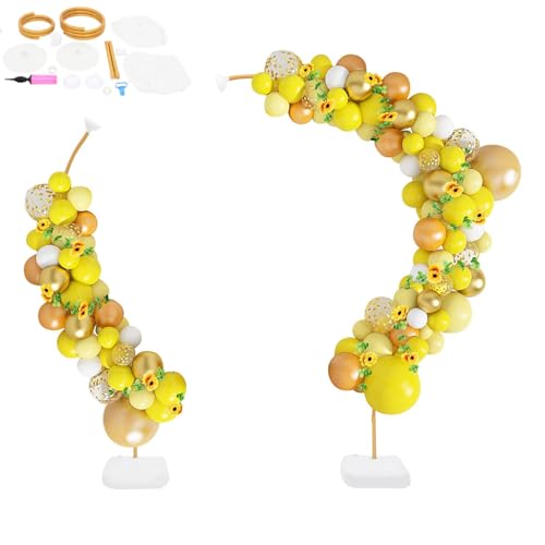 Ballonbogen Set Einstellbarer Ballon Ständer mit 30 Ballon Clips, Manuelle Pumpe und Knotter, für Hochzeiten, Geburtstage, Party Dekoration Ballonbogen Set Einstellbarer Ballon Ständer mit 30 Ballon Clips, Manuelle Pumpe und Knotter, für Hochzeiten, Geburtstage, Party Dekoration von RUETERY