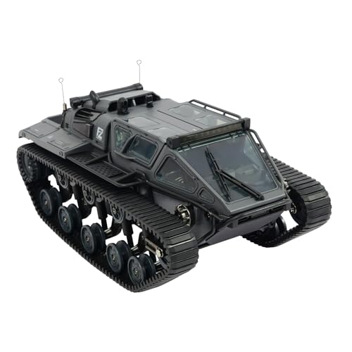 RUETERY 1/16 RC Panzer, Fernbedienung Crawler High Speed Tank mit 2,4G-Hochfrequenz-Fernbedienung,360° Rotation, a Good Gift for Boys, RC Tank Offroad Crawler für Kinder. von RUETERY