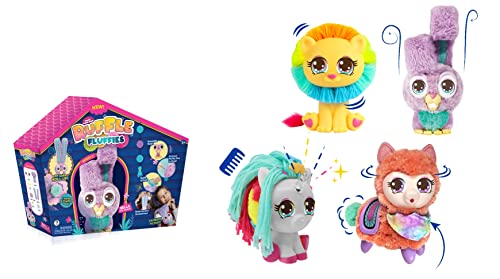 RUFFLE FLUFFIES Pompons Lovers Create Deine Plüschtiere, mit Pompons und Zubehör, zufällige Modelle, Spielzeug für Kinder ab 3 Jahren, RUP00 RUFFLE FLUFFIES Pompons Lovers Create Deine Plüschtiere, mit Pompons und Zubehör, zufällige Modelle, Spielzeug für Kinder ab 3 Jahren, RUP00 von RUFFLE FLUFFIES