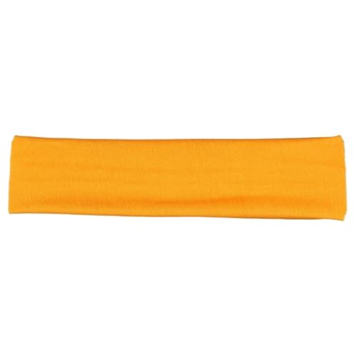 1 Stück einfarbiges, elastisches Kopfband mit breiter Krempe, rutschfestes Haarband, geeignet for Sport, Fitnessstudio, Yoga(Black) von RUHTEUO