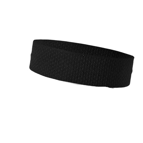 Dicke, rutschfeste, elastische Sport-Stirnbänder, die Schweiß absorbieren, elastische Yoga-Haarbänder, Schweißband, saugfähiges Schweiß-Schweißband(A) von RUHTEUO