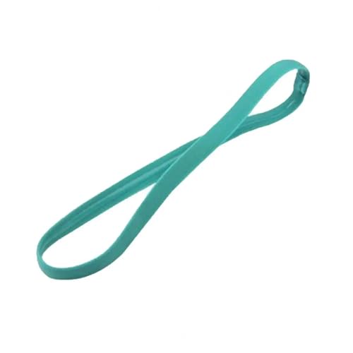 RUHTEUO 1pc Candy Farbe Frauen Männer Yoga Haar Bands Sport Stirnband Mädchen Sport Anti-slip Schweißband Sport Gym Fußball laufen Schweiß Band(Green) von RUHTEUO