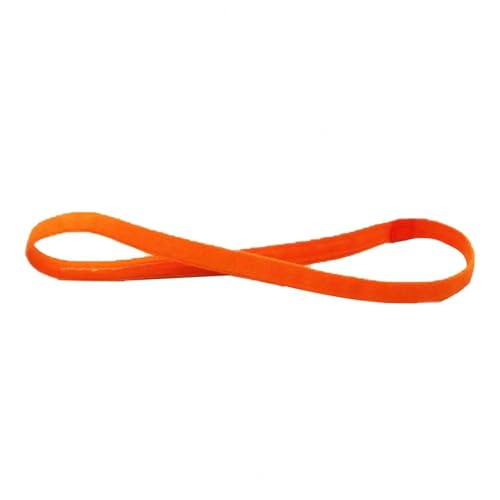 RUHTEUO 1pc Candy Farbe Frauen Männer Yoga Haar Bands Sport Stirnband Mädchen Sport Anti-slip Schweißband Sport Gym Fußball laufen Schweiß Band(Orange) von RUHTEUO