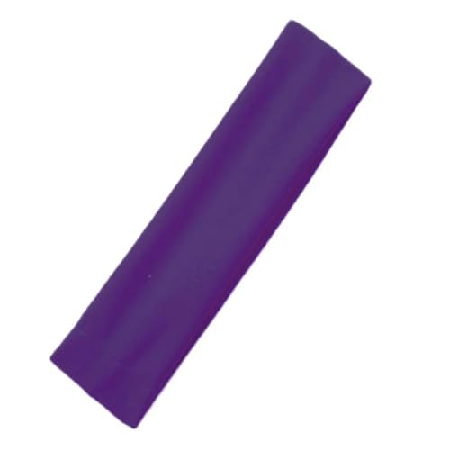 RUHTEUO 2 stücke Einfarbig Sport Stirnbänder Gym Yoga Schweiß Haar Bands Hohe Elastische Make-Up Haar Zubehör Frauen Tennis Haarband(PURPLE) von RUHTEUO