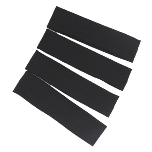 RUHTEUO 4PCS Einfarbig Elastisches Haarband Laufen Fitness Sport Stirnband Yoga Schweiß absorbieren Stirnband Haar Zubehör(A9) von RUHTEUO