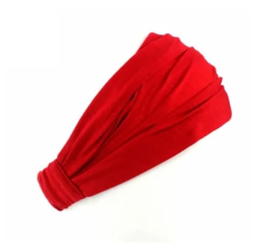 RUHTEUO Damen Baumwoll-Haarband, Stirnband, Wickelhalstuch, Mütze, 2-in-1-Bandana(GRAY) von RUHTEUO