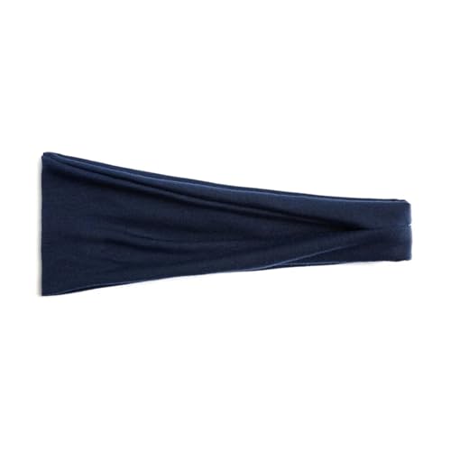 RUHTEUO Einfarbig Elastisches Haarband Yoga Übung Schweiß absorbieren Stirnband Baumwolle Haarband for Frauen Männer Sport Haar Zubehör(D) von RUHTEUO