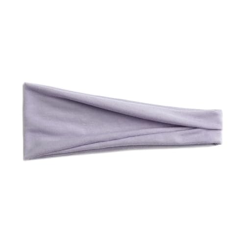 RUHTEUO Einfarbig Elastisches Haarband Yoga Übung Schweiß absorbieren Stirnband Baumwolle Haarband for Frauen Männer Sport Haar Zubehör(J) von RUHTEUO