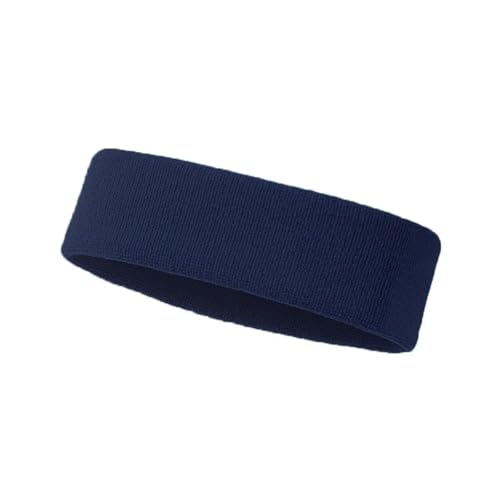 RUHTEUO Elastische Feste Verbreitert Professionelle Anti Schweiß Stirnband Sport Haarband Haar Zubehör Laufen Radfahren Outdoor Sport Sweatb(Blue) von RUHTEUO