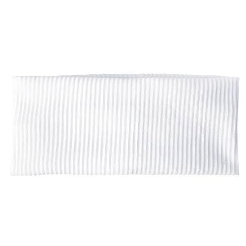 RUHTEUO Elastisches, einfarbiges Stirnband for Damen und Herren, Haarbänder, Laufen, Fitness, Sport, Yoga, Stirnbänder, Kopfband mit Gewinde, Zubehör(White) von RUHTEUO