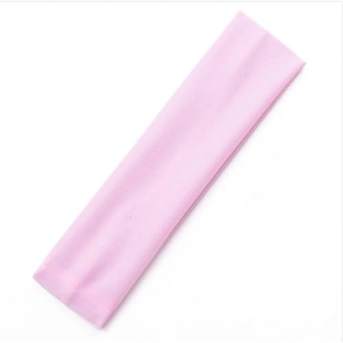 RUHTEUO Sport-Stirnbänder for Frauen, Fitness, Laufen, Yoga, einfarbig, elastische Haarbänder, Stretch, absorbieren Schweiß, elastische Haarbänder(Pink) von RUHTEUO