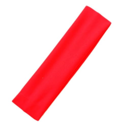 RUHTEUO Sport-Stirnbänder for Frauen, Fitness, Laufen, Yoga, einfarbig, elastische Haarbänder, Stretch, absorbieren Schweiß, elastische Haarbänder(Red) von RUHTEUO
