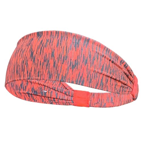 RUHTEUO Sport Stirnbänder for Männer Frau Gym Yoga Schweiß Haarbänder weiche elastische Haarbänder Stretch Outdoor Sport Schweißbänder(Watermelon red) von RUHTEUO