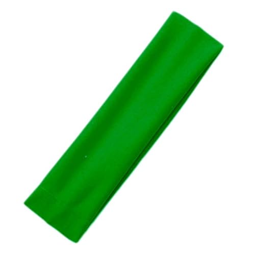 RUHTEUO Stretch Sport Stirnbänder for Haar Frau Fitness Laufen Yoga Haarband Sommer Absorbieren Schweiß Stirnband Make-Up Haarbänder(Green) von RUHTEUO