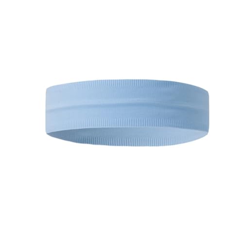 Sport-Stirnbänder, rutschfeste elastische Stirnbänder, schweißabsorbierend, Yoga, Waschgesicht, Haarband for Damen und Herren(Blue) von RUHTEUO