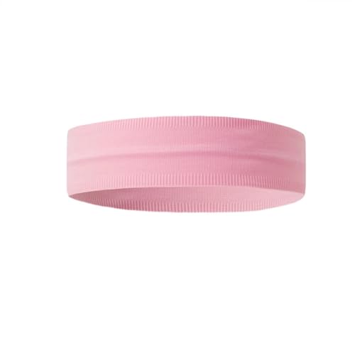 Sport-Stirnbänder, rutschfeste elastische Stirnbänder, schweißabsorbierend, Yoga, Waschgesicht, Haarband for Damen und Herren(Pink) von RUHTEUO