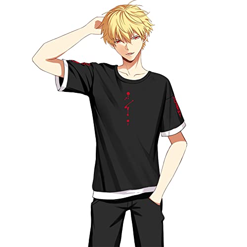 RUIBOCOS Fate Grand Order Gilgamesh Archer Impression T-Shirt Cosplay Kleidung für Männer und Frauen (L) von RUIBOCOS