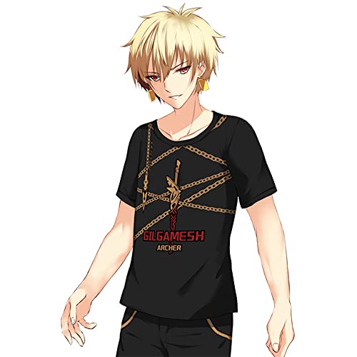 RUIBOCOS Fate Grand Order Gilgamesh Heaven's Lock Impression T-Shirt Hoodie Anzug Cosplay Kostüme Unisex (M) von RUIBOCOS