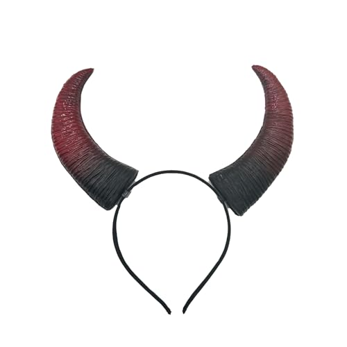 RUIXIA Tierhorn-Haarbänder, Cosplay & Kostüm-Stirnbänder, Einzigartige Stirnbänder für Erwachsene, Halloween Gothic Dämonen, Party-Deko, COS Kostüm RUIXIA Tierhorn-Haarbänder, Cosplay & Kostüm-Stirnbänder, Einzigartige Stirnbänder für Erwachsene, Halloween Gothic Dämonen, Party-Deko, COS Kostüm von RUIXIA