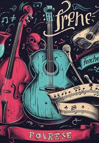 1000 Teile - Abstrakte Kunst Colour Guitars Plakate - Buntes Puzzle - Adult Personalisiertes Puzzle-Spielzeug Für Erwachsene - Familie Spaß Herausforderung Spielzeug Wd01Zt von RUIYANMQ
