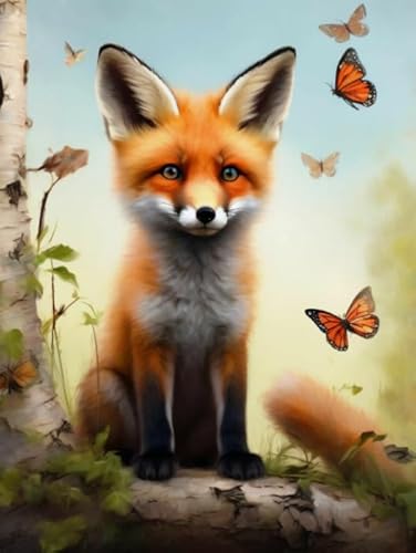 1000 Teile - Animal Foxss Plakate - Lernspielzeug Für Adult - Spiele Zum Stressabbau In Der Familie - Erwachsene Puzzles Challenge Game Wd01Zt von RUIYANMQ