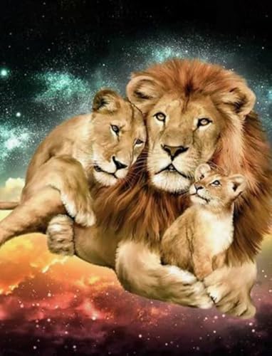 1000 Teile - Animal Lionss Plakate - Lernspielzeug Für Adult - Spiele Zum Stressabbau In Der Familie - Erwachsene Puzzles Challenge Game Wd01Zt von RUIYANMQ