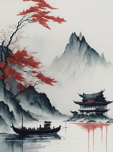 1000 Teile - Chinese Style Palaces Washs Painting - Lernspielzeug Für Adult - Spiele Zum Stressabbau In Der Familie - Erwachsene Puzzles Challenge Game Wd01Zt 1000 Teile - Chinese Style Palaces Washs Painting - Lernspielzeug Für Adult - Spiele Zum Stressabbau In Der Familie - Erwachsene Puzzles Challenge Game Wd01Zt von RUIYANMQ
