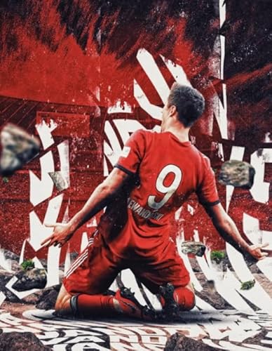 1000 Teile - Lewandowskis Plakate Soccer Player,Abstract Puzzle - Dekomprimierungsspiel Für Erwachsene - Gedächtnis-Kognitions-Spiele Yq127Zy von RUIYANMQ
