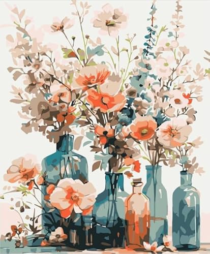 1000 Teile - Ölgemälde Flower Picture Plakate - Buntes Puzzle - Personalisiertes Spielzeug Für Adult - Familienspaß Schwierige Herausforderung Spielzeug Wd01Zt von RUIYANMQ