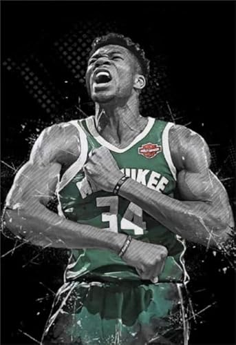 1000 Teile Puzzle,Basketball Player 34 Poster - Abstrakte Kunst Puzzle - Memory Spiele Für Erwachsene - Familie Stress Relief Spielzeug Yq107Zy von RUIYANMQ