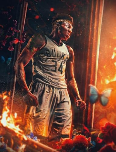 1000 Teile Puzzle,Basketball Player 34 Poster - Abstrakte Kunst Puzzle - Memory Spiele Für Erwachsene - Familie Stress Relief Spielzeug Yq109Zy von RUIYANMQ