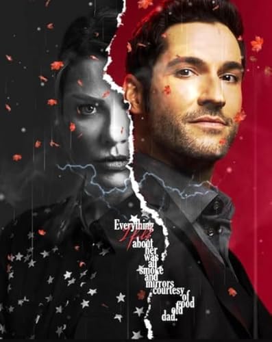 1000 Teile Puzzle,Für Erwachsene Personalisiert Herausforderung Spielzeug,Luciferss Films Plakat ，Erwachsene Familie Stress Relief Puzzle Spielzeug,Wand Kunst Dekoration Wn366Zk von RUIYANMQ
